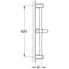 душевая штанга 620 мм grohe tempesta classic 27523000