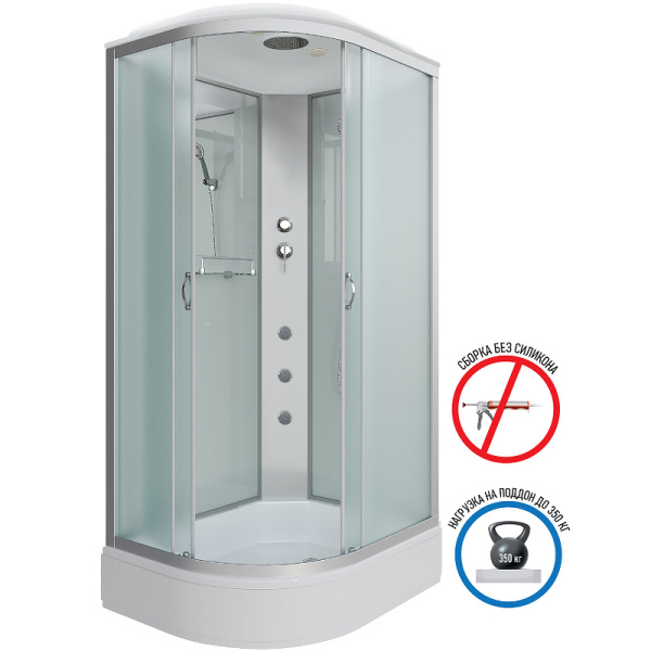 душевая кабина niagara classic 130х90 r ng-33394-14rg с гидромассажем