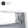 смеситель для раковины am.pm joy f85e02100 хром