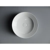 раковина ceramicanova element cn6020 накладная, ø37 см, белая