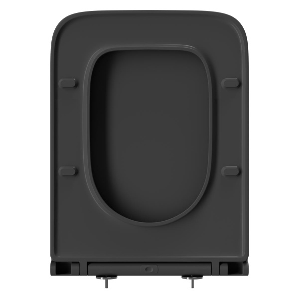 сиденье для унитаза point меркурий pn46831gm микролифт, графит