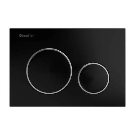 Кнопка смыва для инсталляции Knotlor BIS104BLC, черный