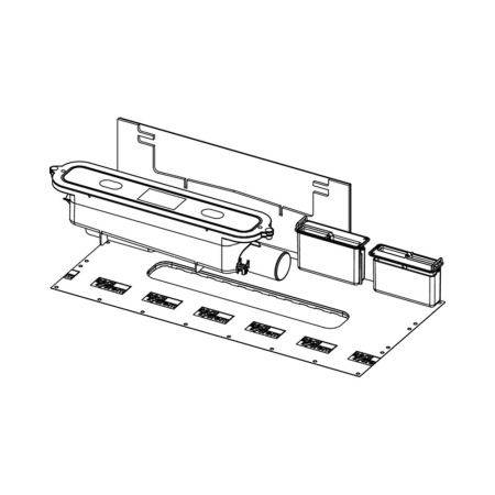 сифон для душевого лотка tece drainprofile 673001 низкий