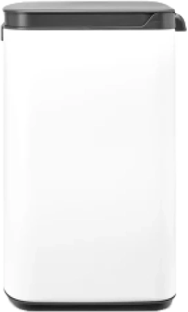 мусорное ведро brabantia bo 222368 7 л, белое