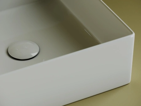 раковина ceramicanova element cn6068 накладная, 36.1x36.1 см, белая