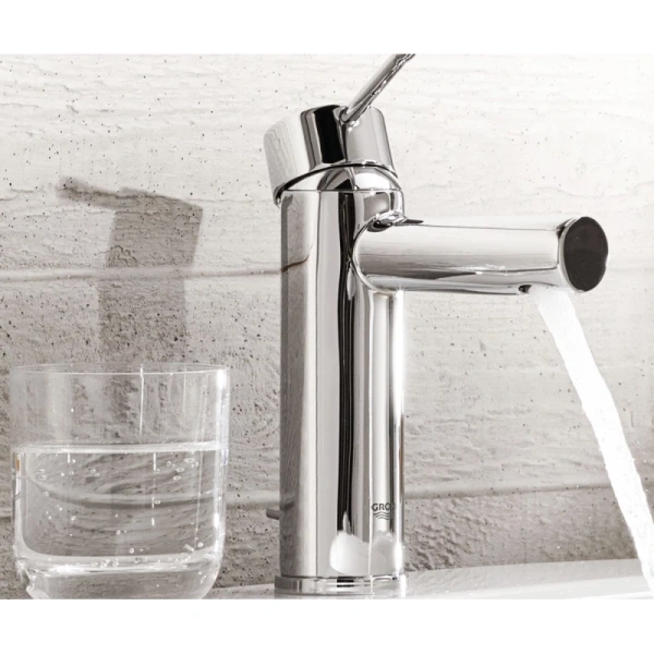 смеситель для раковины с донным клапаном grohe essence 32898001