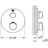 термостат для душа grohe grohtherm 24075000