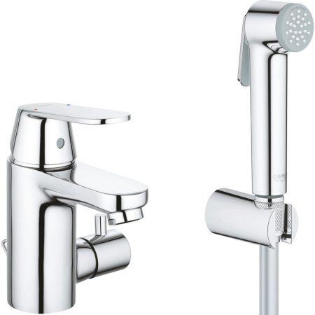 Смеситель для раковины с гигиеническим душем Grohe Eurosmart Cosmopolitan 23433000