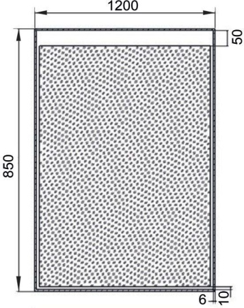 Зеркало Aquanet Палермо New 120 LED