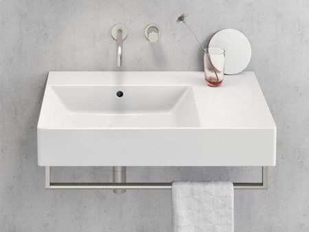 раковина gsi kube x 9456111 подвесная, 80x47 см, bianco lucido (белый глянец)