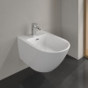 биде подвесное villeroy & boch subway 3.0 447000r1 покрытие ceramicplus, цвет альпийский белый
