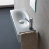 Раковина Scarabeo Soft-Hung-Cube 1511 подвесная, прямоугольная, 60x22 см, белая