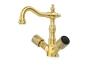 Смеситель для раковины Boheme Royal Cristal 312-Royal/CRSTBlack Бронза
