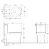 унитаз-компакт безободковый с сиденьем микролифт santiline sl-5010