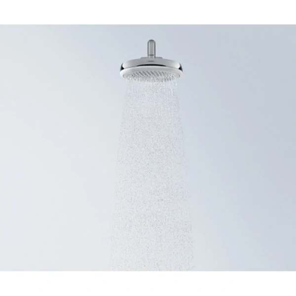верхний душ хром/белый hansgrohe crometta 160 1jet 26577400
