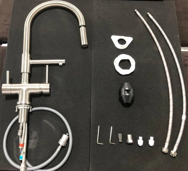 смеситель для кухни seaman eco venice ssn-1069 steel satin