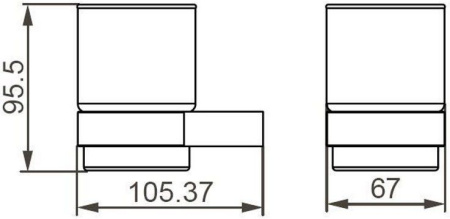 стакан aquanet 5684mb