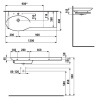 тумба под раковину laufen palace new 4.0162.2.075.463.1 белый матовый