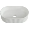 раковина накладная belbagno bb1497, белая.