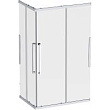 Душевой уголок AM.PM Func 120x80 W84G-403-12080-MТ профиль Хром матовый стекло прозрачное