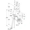 смеситель для раковины kludi pure&easy 372909165