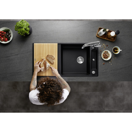 кухонная мойка blanco axia iii xl 6s infino белый 523504