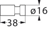 крючок для полотенец emco system2 3575 001 01