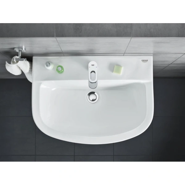смеситель для раковины с цепочкой grohe bauloop 23336000