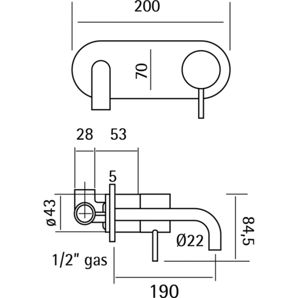 смеситель для раковины huber lynox lx002513d1