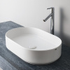 раковина накладная cielo shui comfort shcolao60 60x38 см, белая
