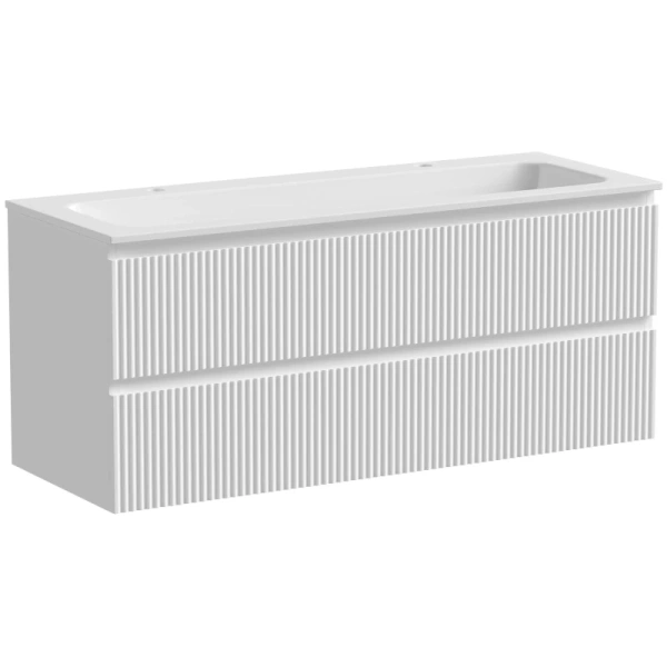 тумба под раковину sancos snob r 120 snr120w подвесная bianco