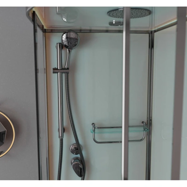 душевая кабина 120x80x220 см frank f412/2l brilliant 187009 прозрачное