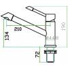 смеситель для кухни zorg inox szr-1361