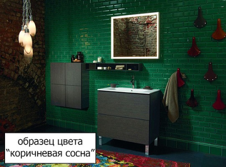 шкаф-пенал duravit l-cube коричневая сосна l