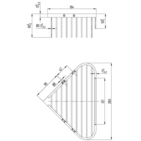 Полка Villeroy & Boch Elements-Tender TVA15100900061