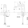 смеситель для раковины bravat iceberg f176110g