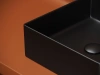раковина ceramicanova element cn6068mb накладная, 36.1x36.1 см, черный матовый