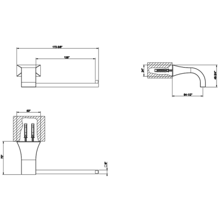 держатель туалетной бумаги gessi mimi 33255#031