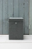 корзина для белья brabantia 120442 темно-серая
