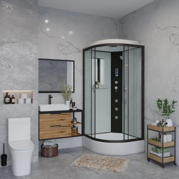 душевая кабина niagara classic 90x90 ng-6701-14f с гидромассажем