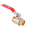 Кран шаровой, AquaHit, 3/4", НН, PN 25, ручка-рычаг (РШШ)