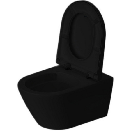 унитаз duravit d-neo 2577098900 подвесной, rimless, без сидения, антрацит матовый