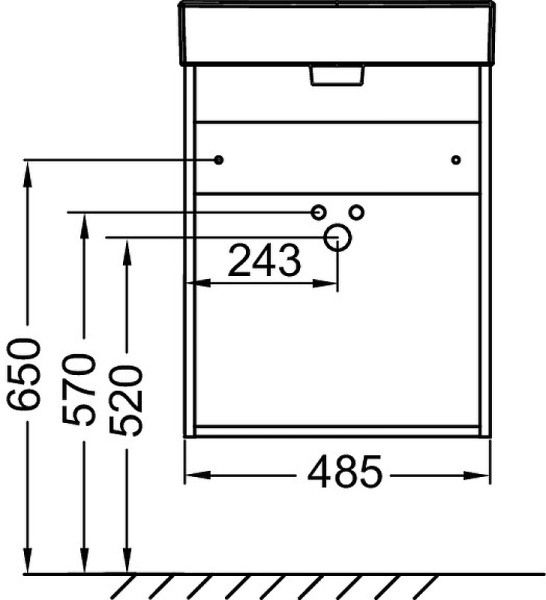 тумба под раковину jacob delafon odeon rive gauche 50 r eb2581d-r5-n18 подвесная белая глянцевая 454101