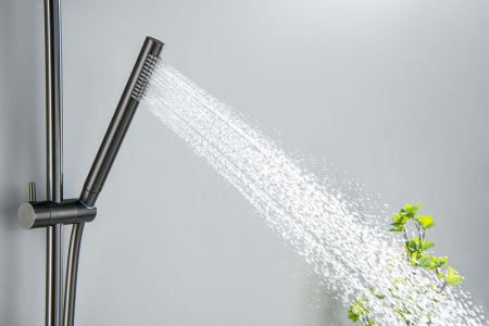 душевой гарнитур aquatek европа aq2012bgm цвет оружейная сталь