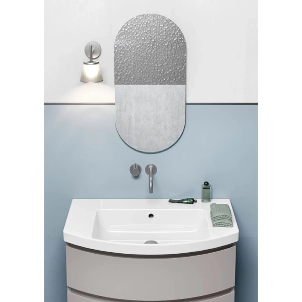 раковина gsi norm 8644111 подвесная, 80x50 см, bianco lucido (белый глянец)