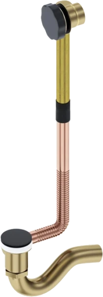 Слив-перелив Timo 8004/03 click-clack Черный