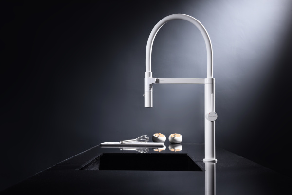 смеситель для кухни paulmark leader le214101-431, белый