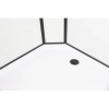 душевая кабина niagara premium 90x90 ng-6901-01g black с гидромассажем