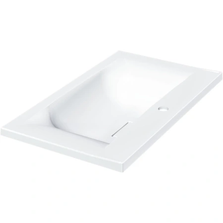 раковина vincea vcb-3m750w 75х45 см, белая