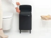 мусорное ведро brabantia bo hi 227226 12 л, матовое черное